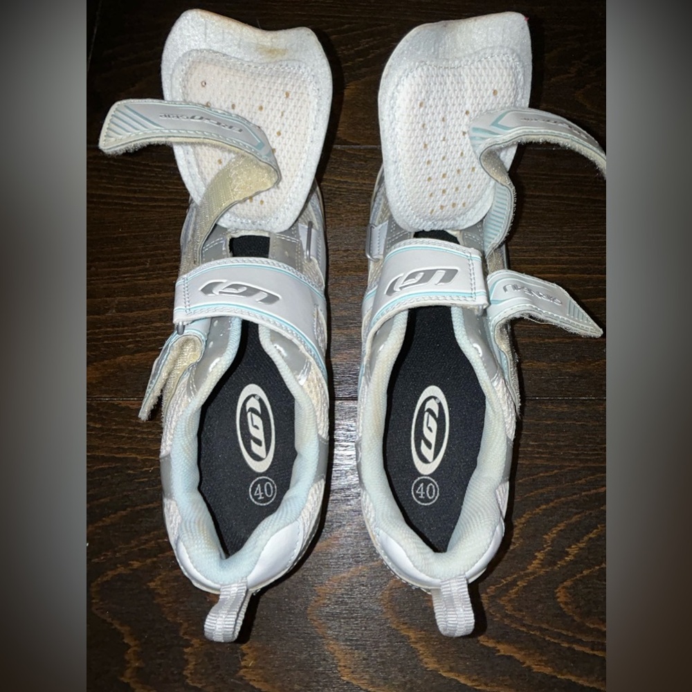 Louis Garneau Multi Ergo Grip Cycling Spin Shoes Women Sz US 8.5 EU 40 Sneaker - Picture 10 of 15